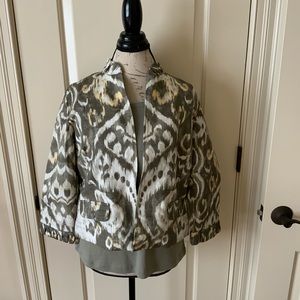 CHICO’s Linen jacket and matching tee